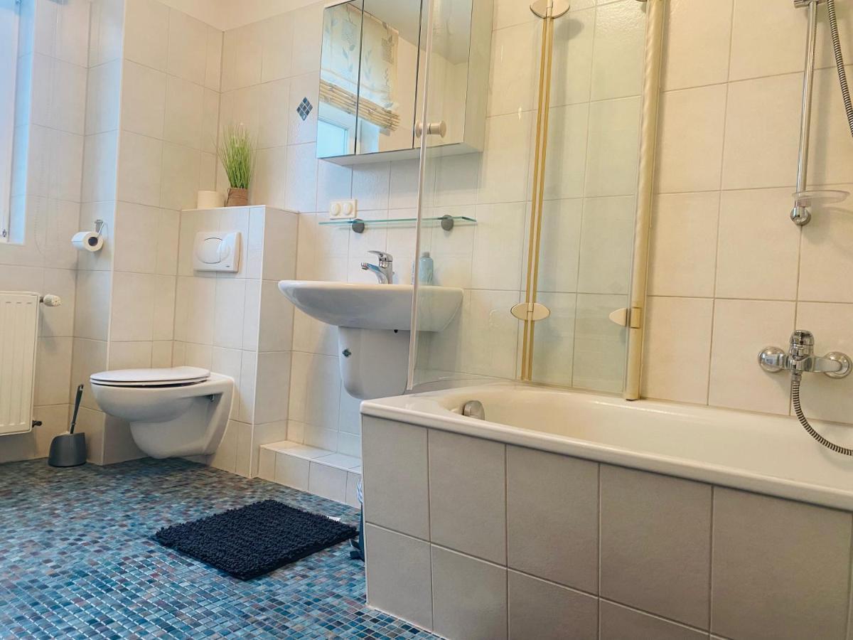 Kapitaenshaus An Der Warnow Mit Sauna Rostock Bagian luar foto